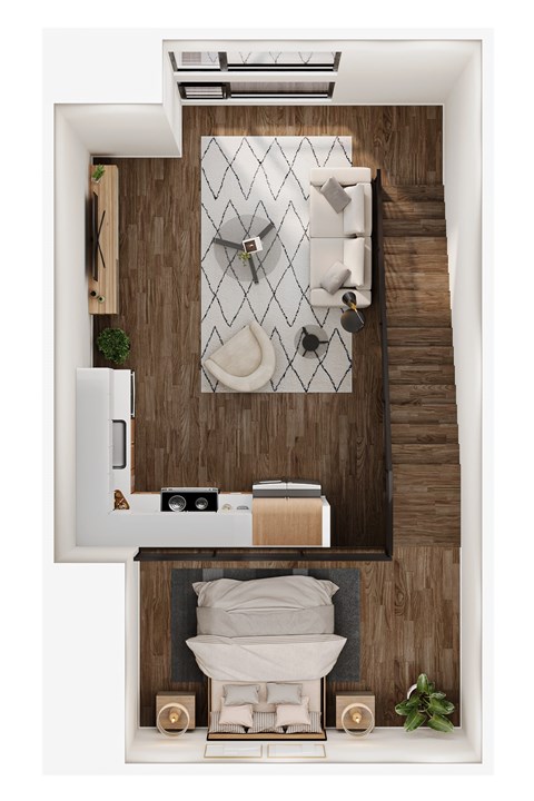 A modern bathroom with a wooden wall and a white sink.